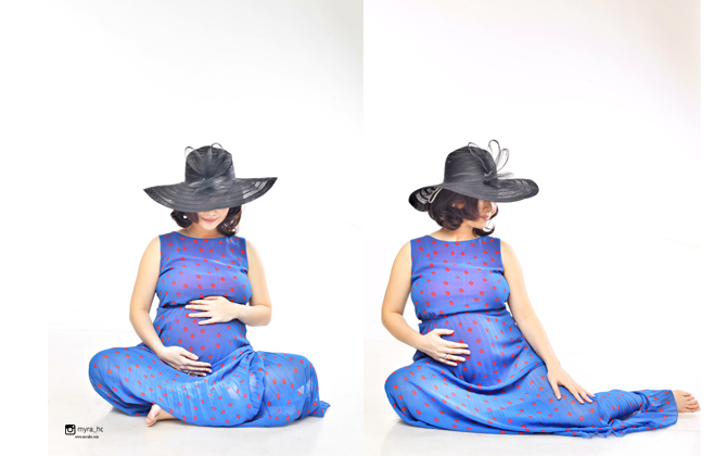 Maternity studio shoot 