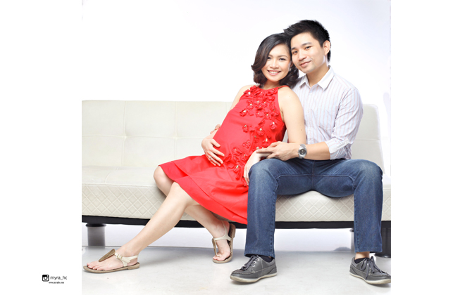 Maternity studio shoot 