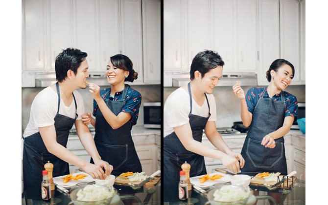 indoor engagement session at home