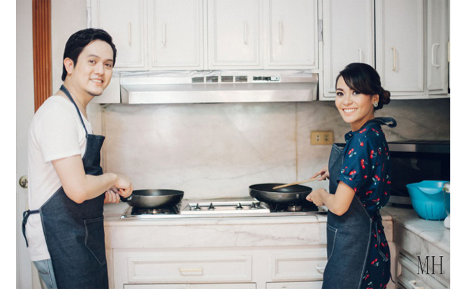 indoor engagement session at home