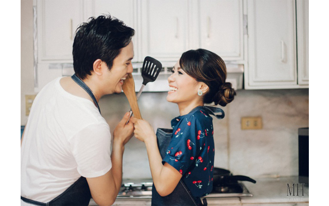 indoor engagement session at home