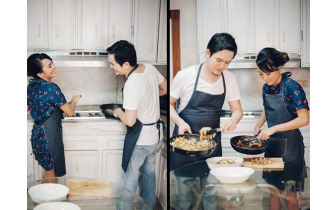 indoor engagement session at home