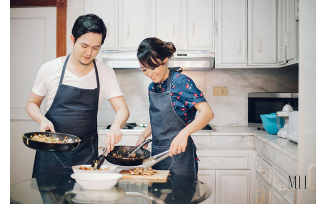 indoor engagement session at home