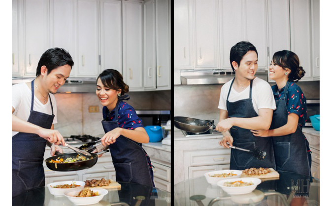 indoor engagement session at home