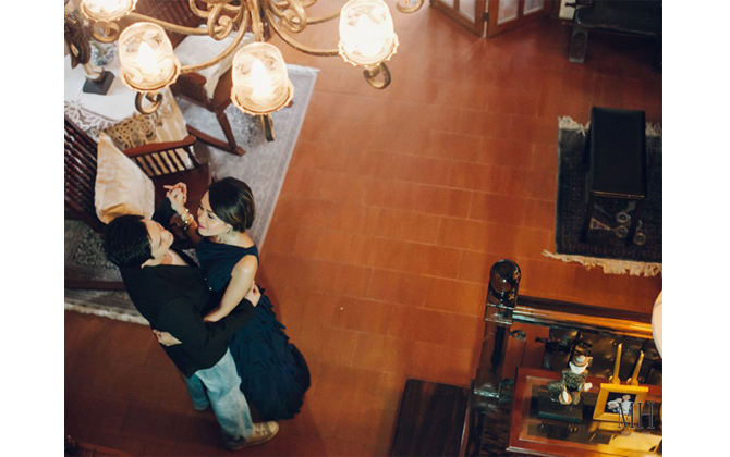 indoor engagement session by Myra Ho