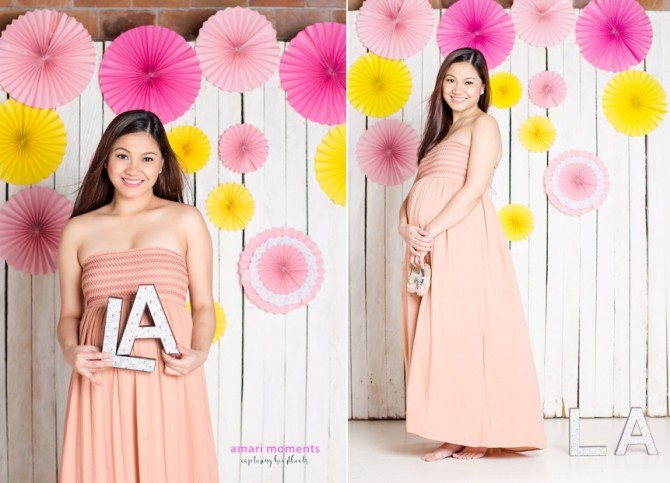 Maternity studio shoot by Amari Moments