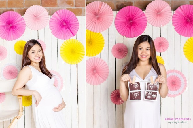 Maternity studio shoot by Amari Moments