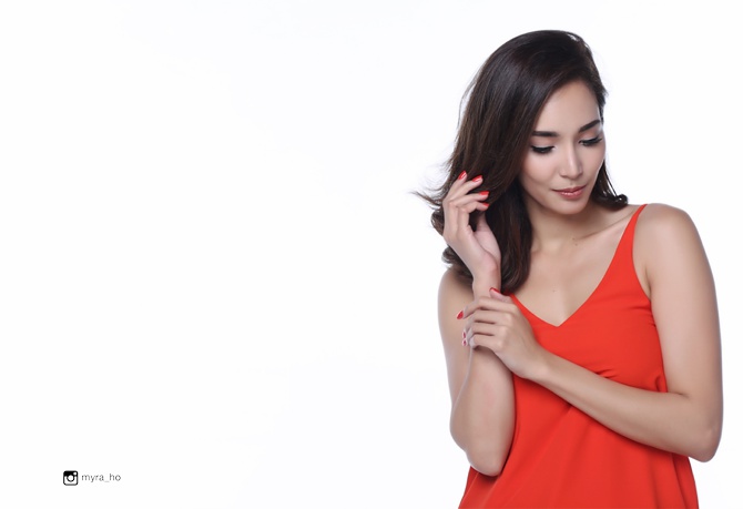 Myra Ho Posh Nails Advertising celebrity shoot